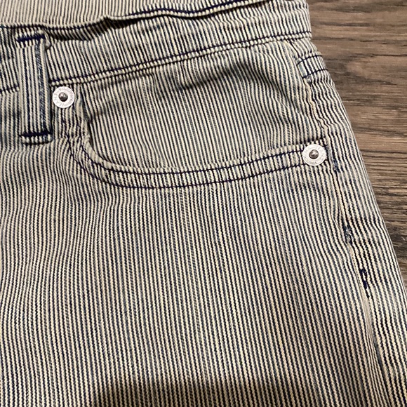 Vitamina Womens Pinstripe Jeans - Picture 6 of 11